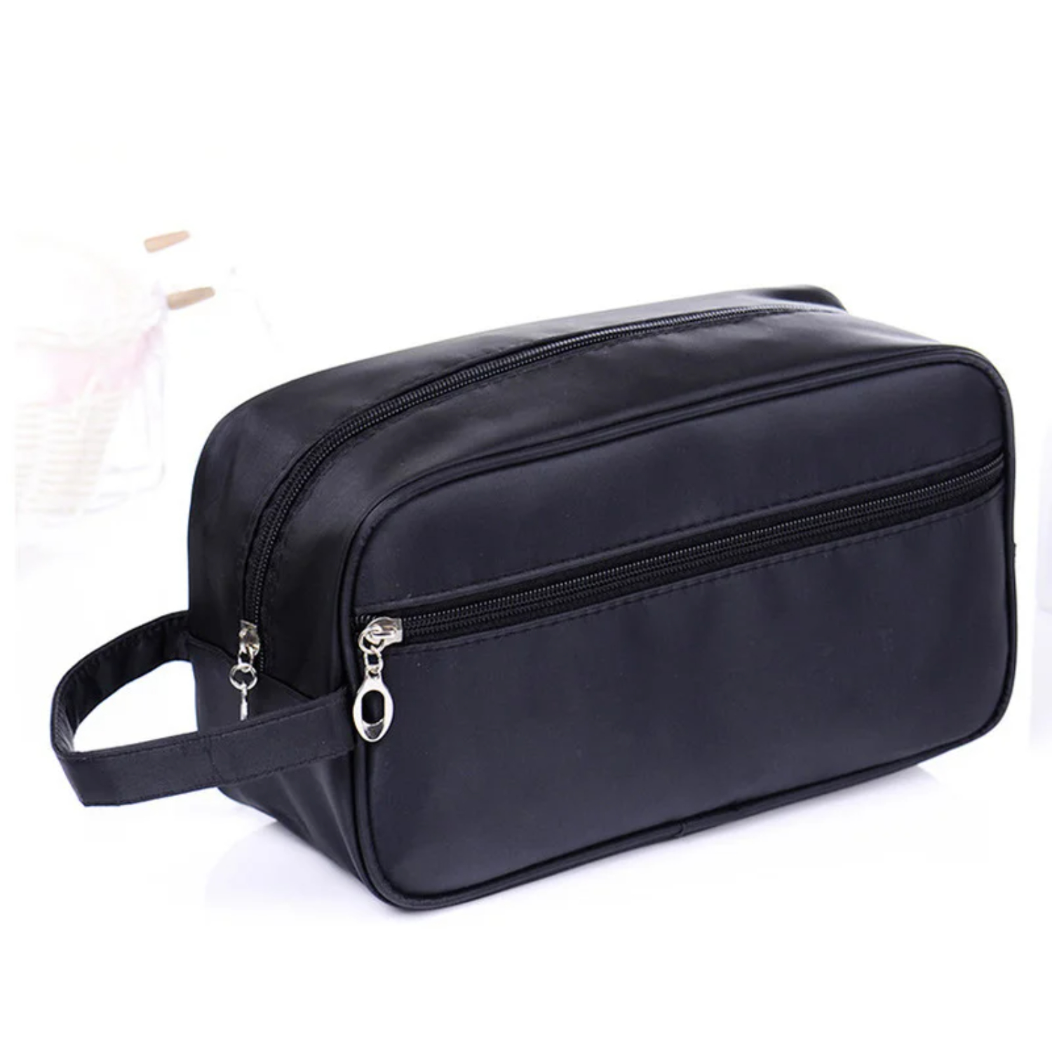 Men Accessories Kit Bag - Men Travel Makeup Zipper Cosmetic Case