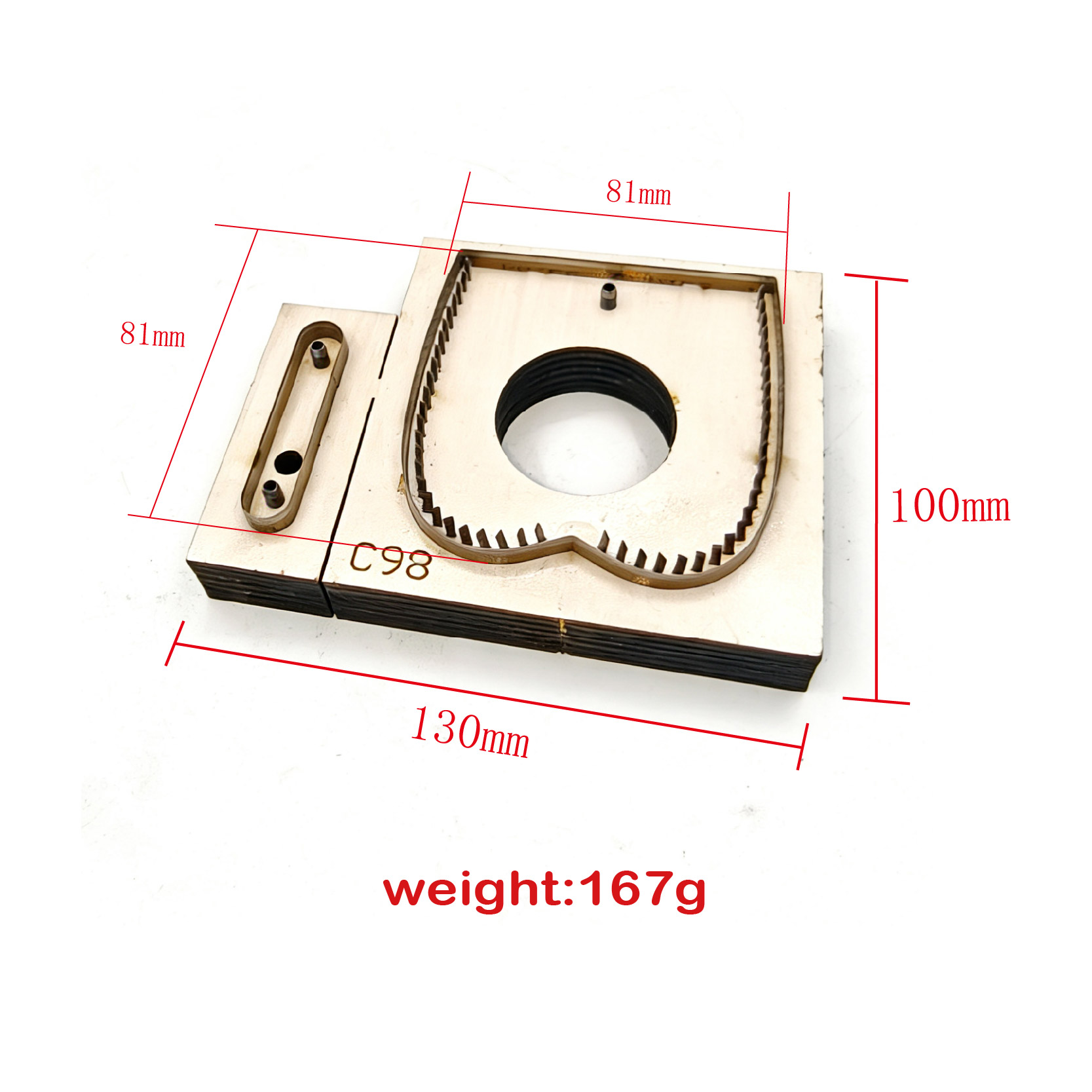 C98 Handcrafted LeatherGoods D - Cigar Cutter Set บทวิจารณ์และราคา