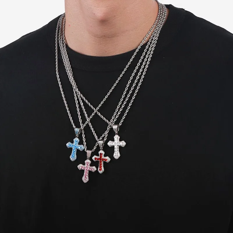 WANZHI Stainless Steel Cross P - Men Accessories Singapore บทวิจารณ์และราคา