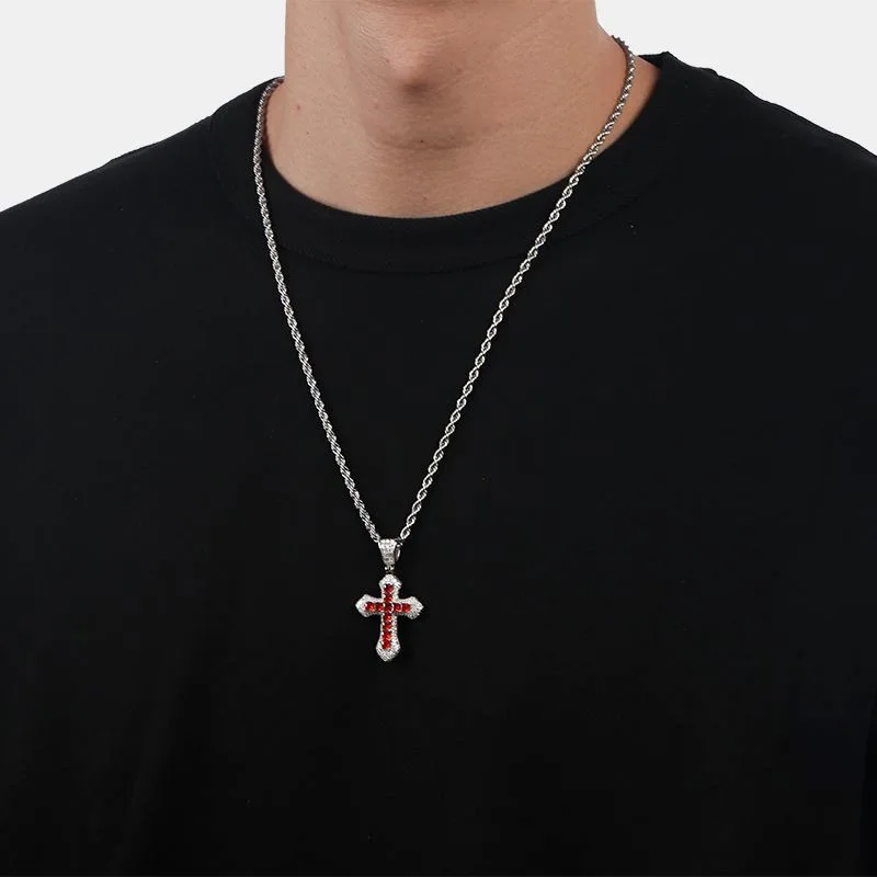 WANZHI Stainless Steel Cross P - Men Accessories Singapore บทวิจารณ์และราคา