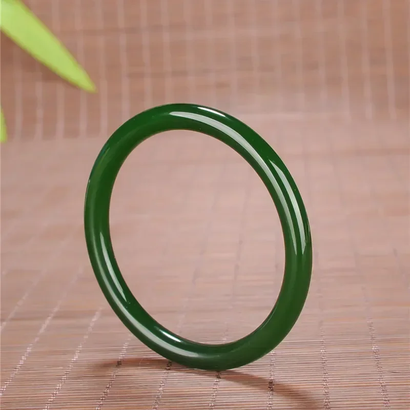 Green Jade Round Bracelet 54-6 - Men Accessories Jewellery บทวิจารณ์และราคา