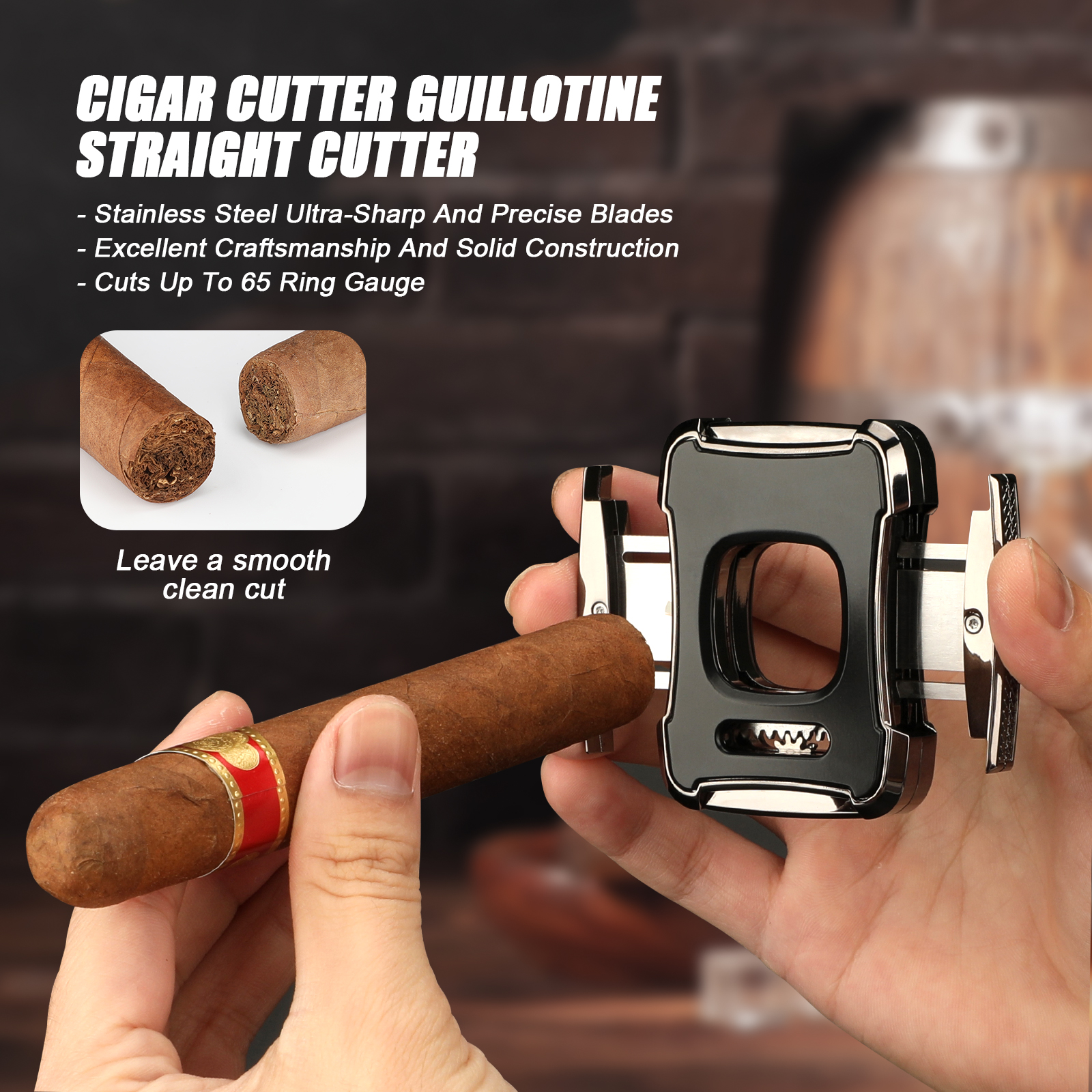 XIFEI Cigar Cutter Guillotine  - Cigar Cutter Set บทวิจารณ์และราคา