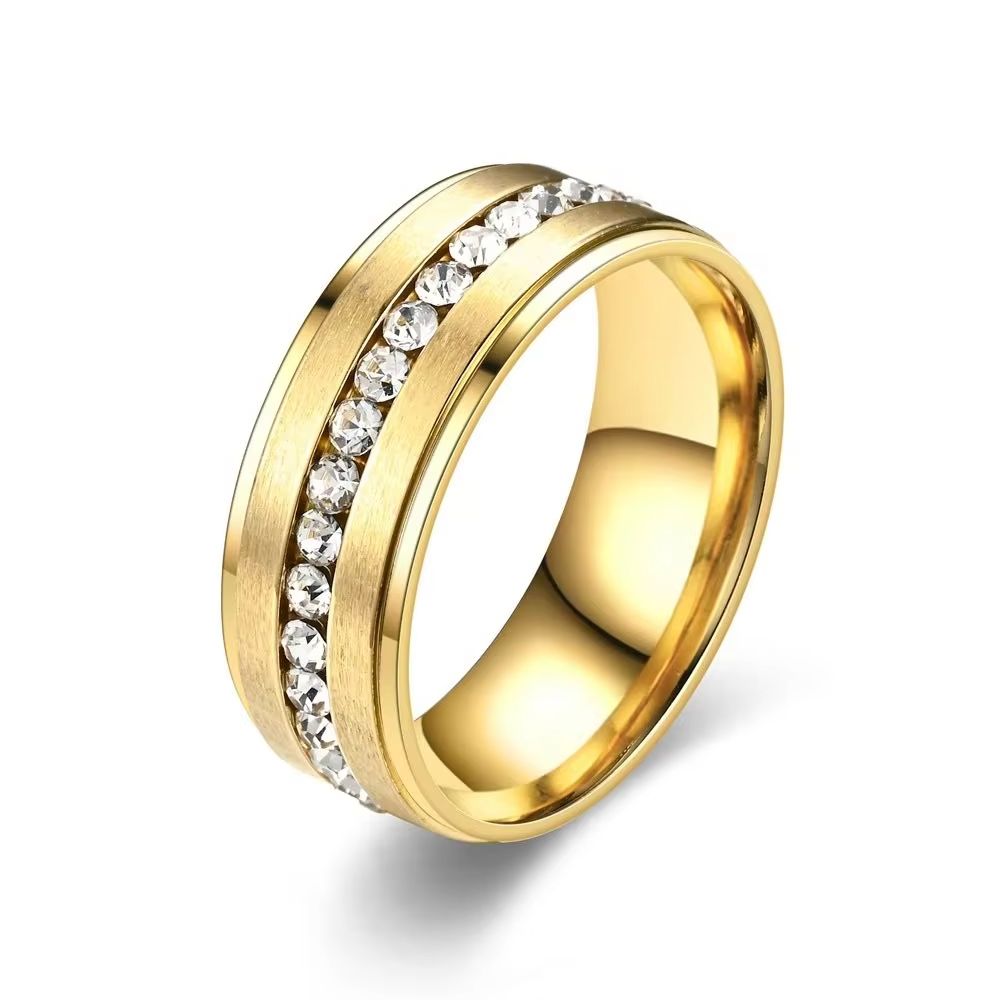 Stainless Steel Diamond Rings  - Men'S Accessories Gift Ideas บทวิจารณ์และราคา