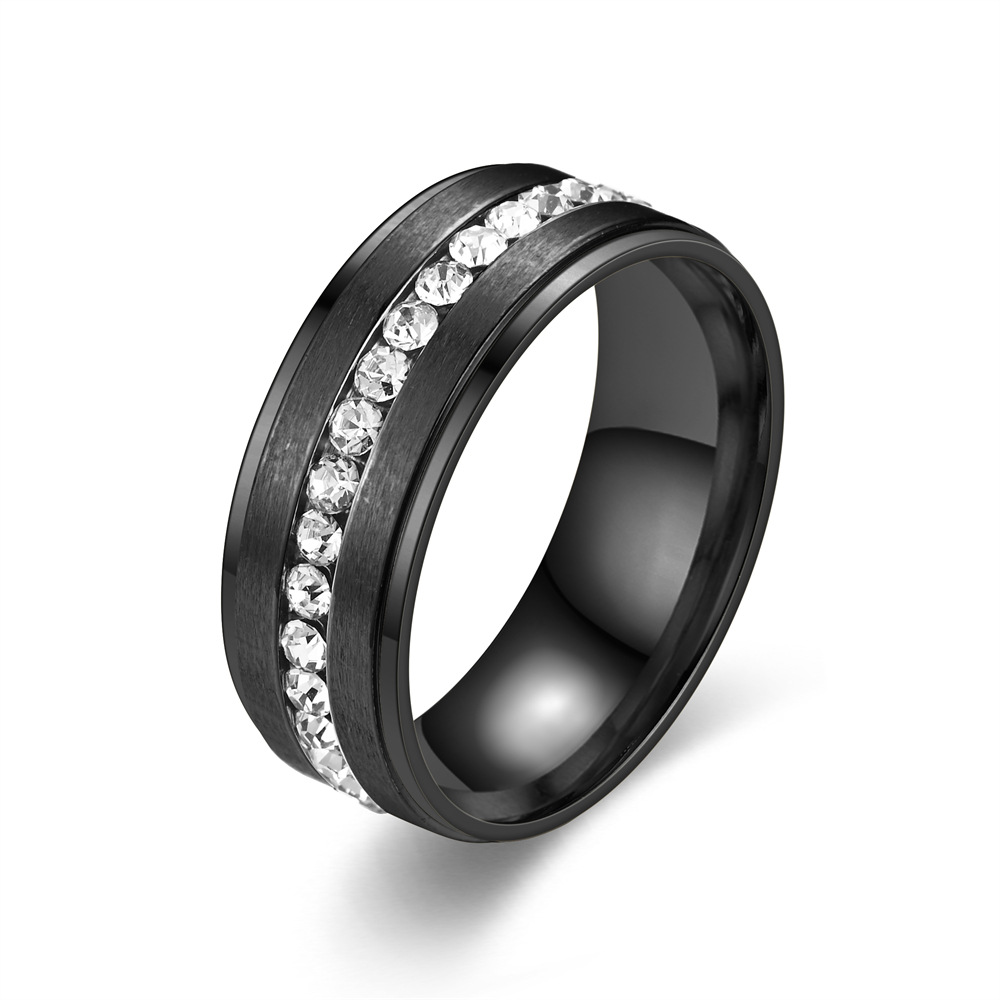 Stainless Steel Diamond Rings  - Men'S Accessories Gift Ideas บทวิจารณ์และราคา
