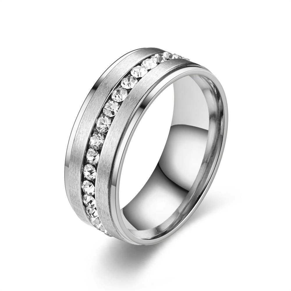 Stainless Steel Diamond Rings  - Men'S Accessories Gift Ideas บทวิจารณ์และราคา