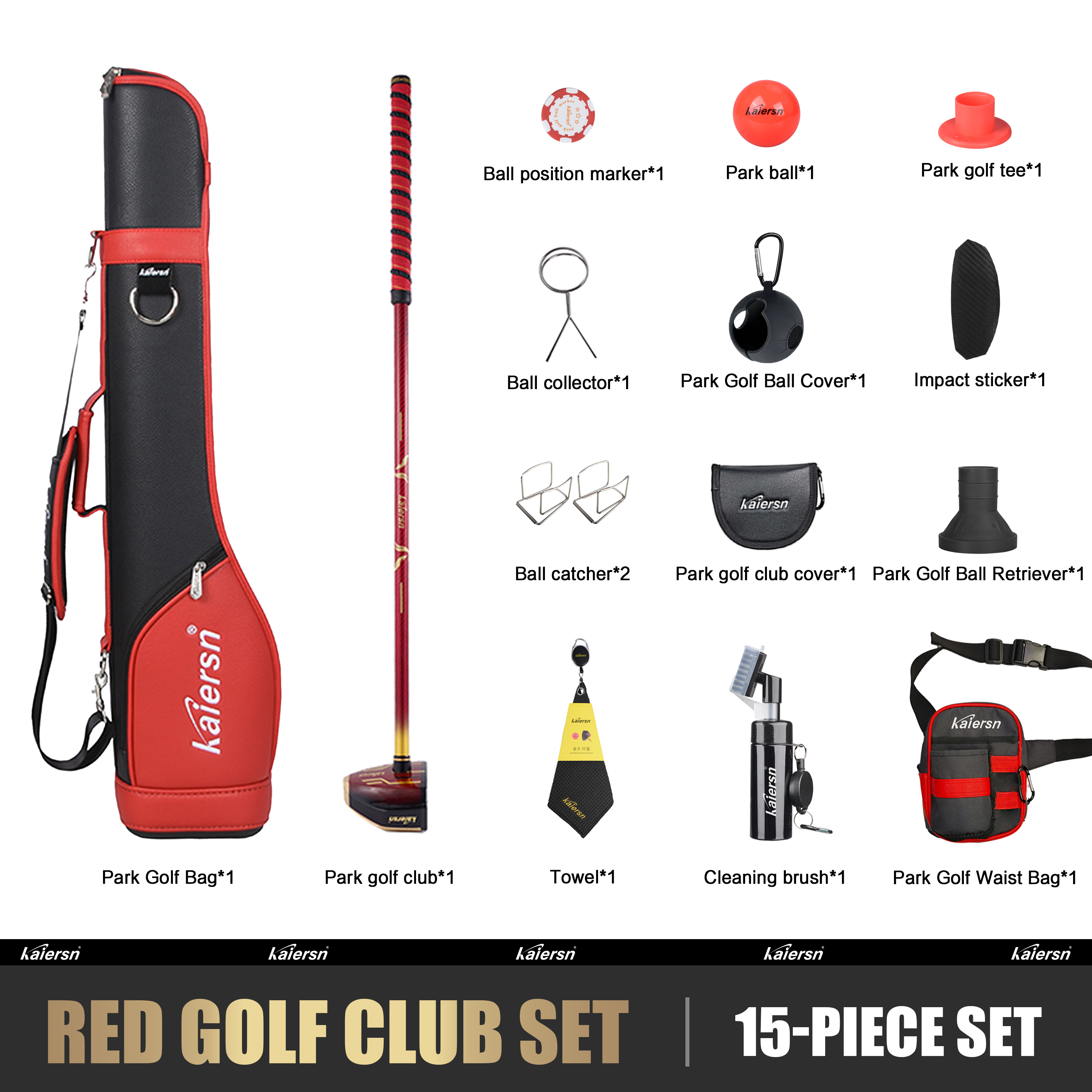 Kaiersn Park Golf Set for Begi - Men Accessories Kit Bag บทวิจารณ์และราคา