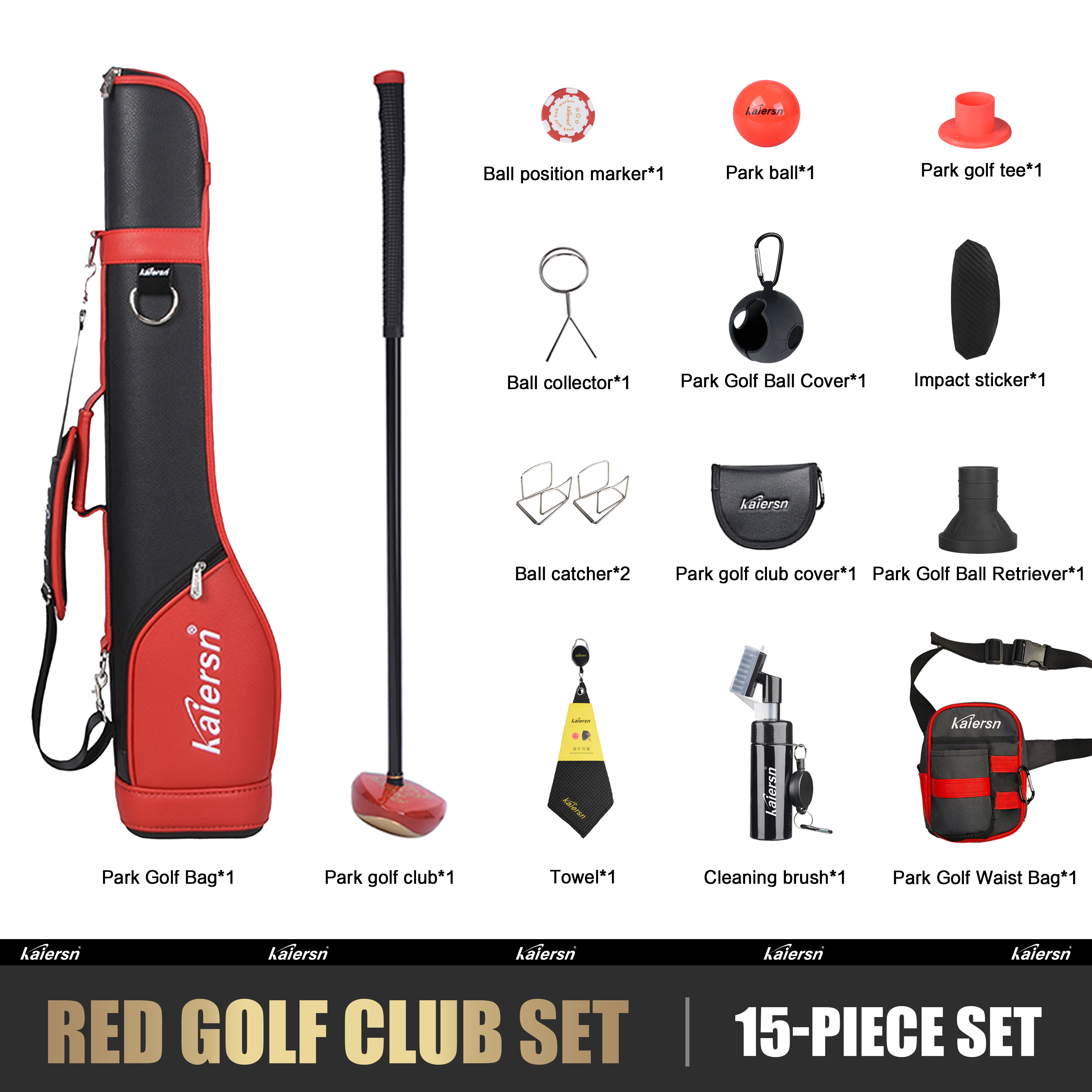 Kaiersn Park Golf Set for Begi - Men Accessories Kit Bag บทวิจารณ์และราคา