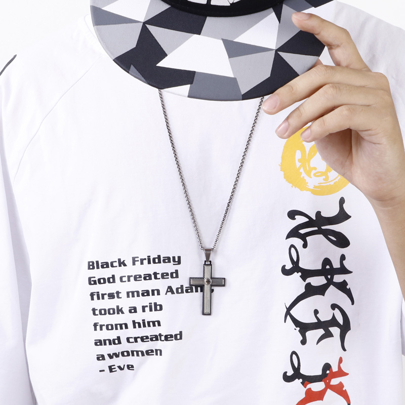 Kalen Hiphop Cross Pendant Nec - Men Accessories Singapore บทวิจารณ์และราคา