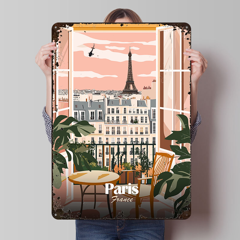 Paris Balcony View Metal Poste - Men'S Accessories Paris บทวิจารณ์และราคา