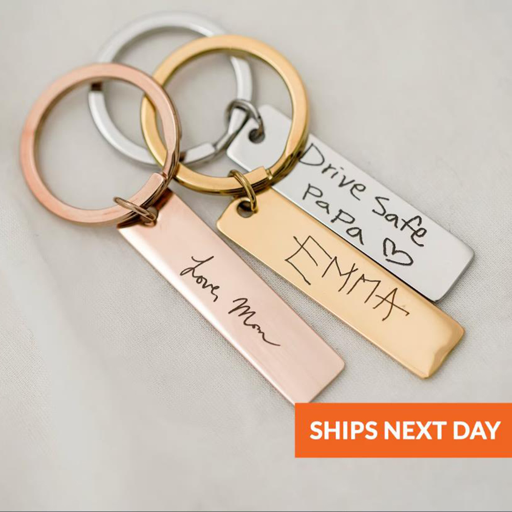 Actual handwritten key chain,  - Men'S Accessories Gift Ideas บทวิจารณ์และราคา