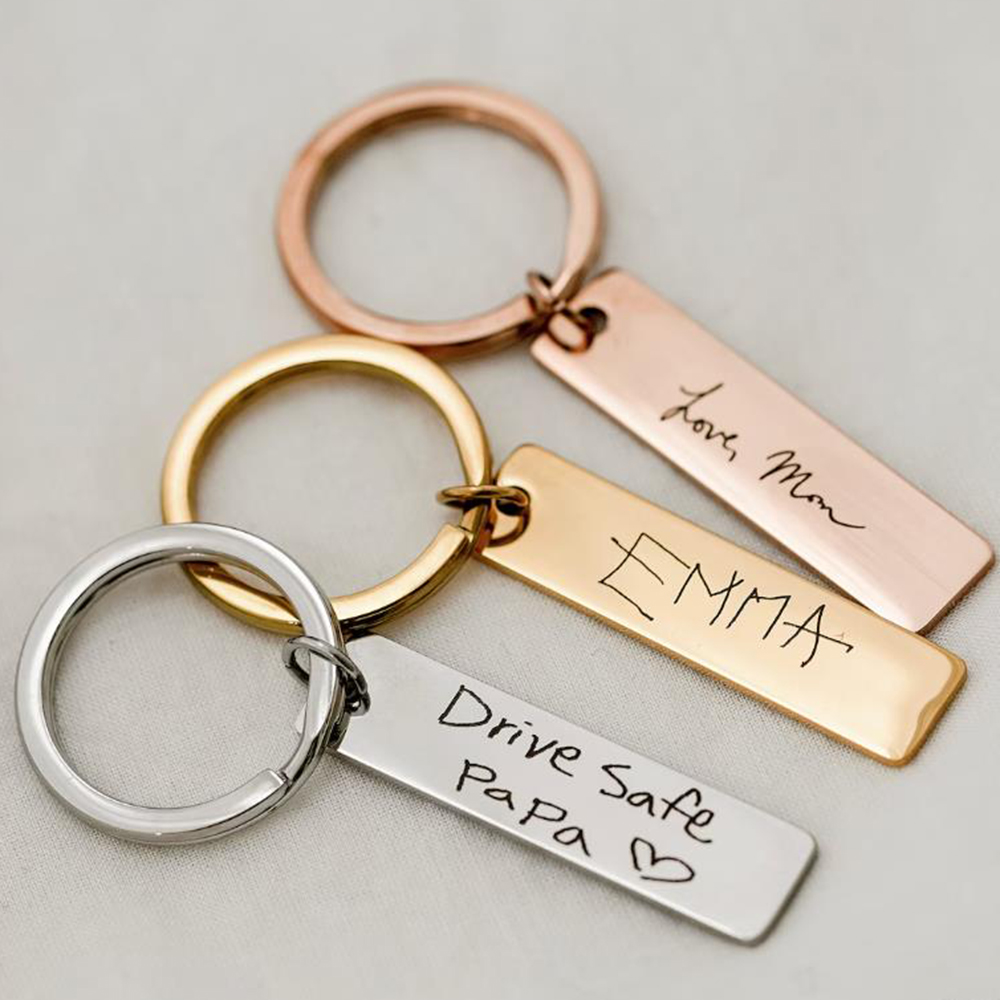 Actual handwritten key chain,  - Men'S Accessories Gift Ideas บทวิจารณ์และราคา