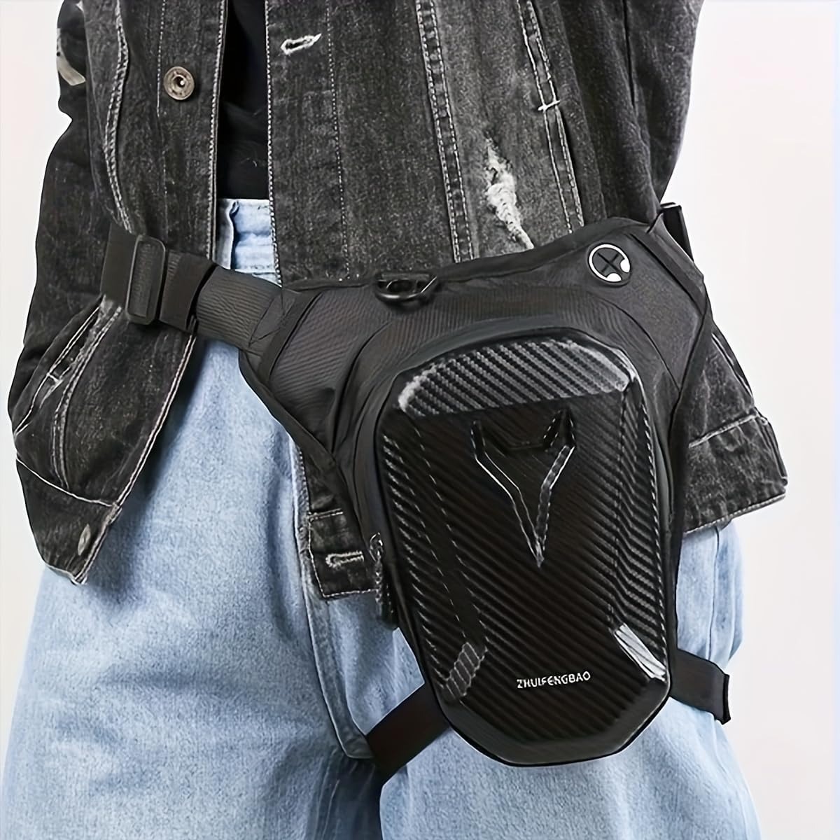 Motorcycle Waist Pack Drop Leg - Men Accessories Kit Bag บทวิจารณ์และราคา