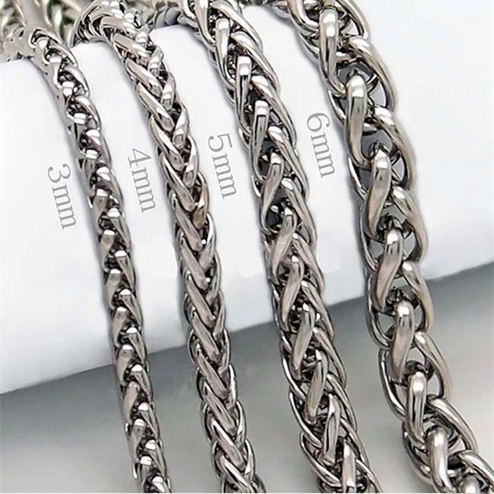 3MM Thick STAINLESS STEEL TWIS - Men Accessories Singapore บทวิจารณ์และราคา