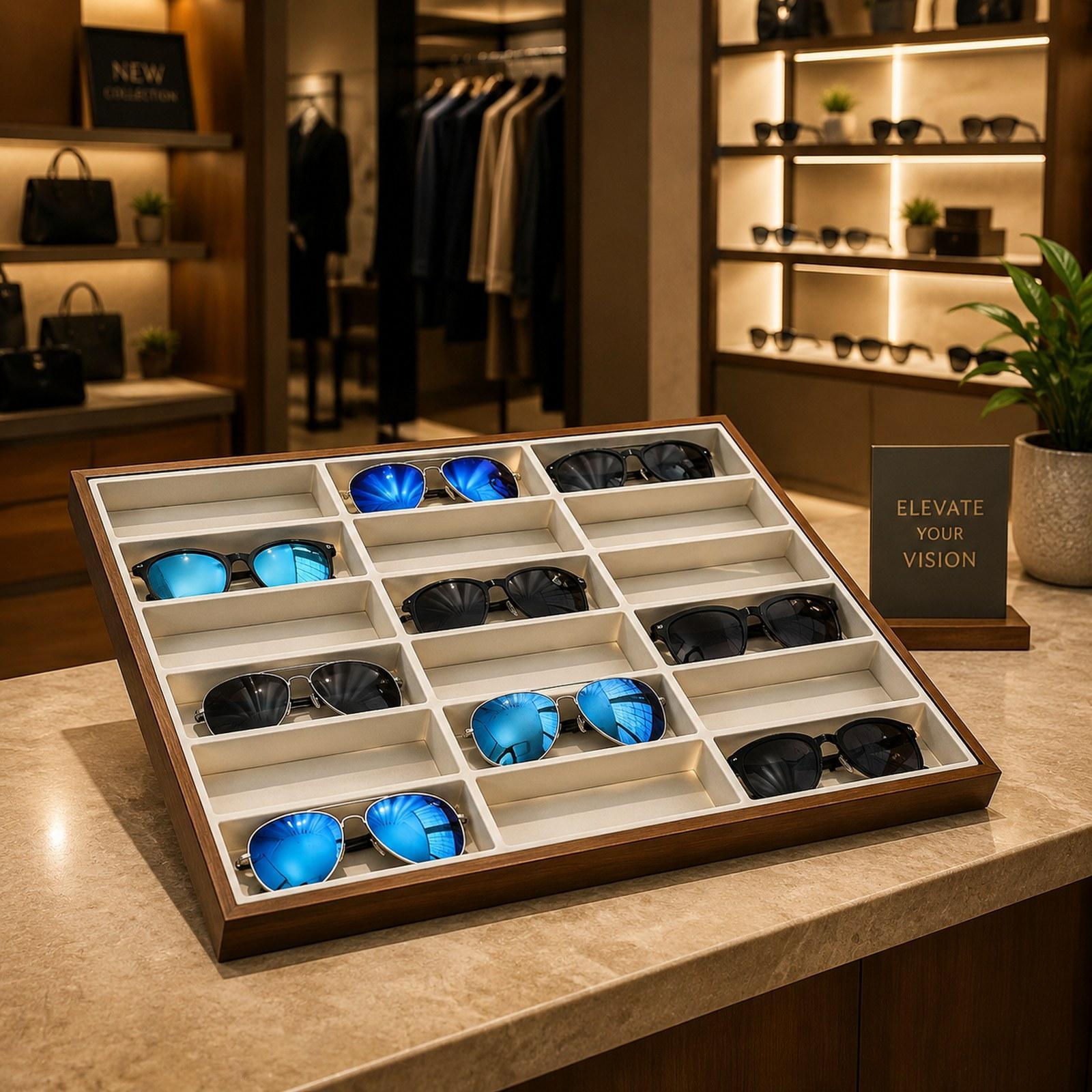 Glasses Display Tray Eyewear S - Men Accessories In Store บทวิจารณ์และราคา