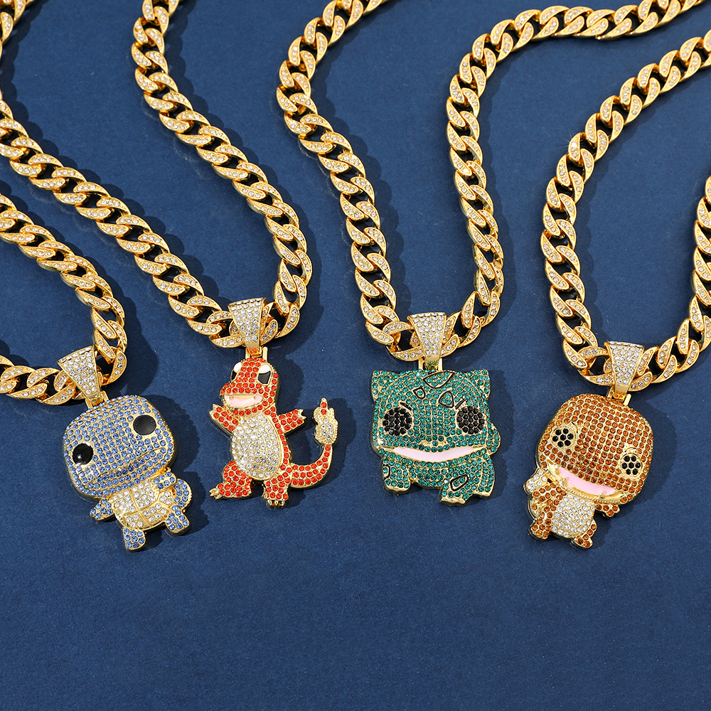 Hip-Hop Style Rhinestone Neckl - Men'S Accessories Gift Ideas บทวิจารณ์และราคา