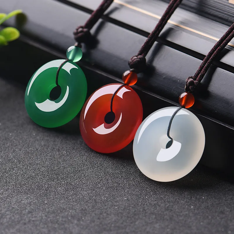 Natural Multicolor Jade Doughn - Men Accessories Jewellery บทวิจารณ์และราคา