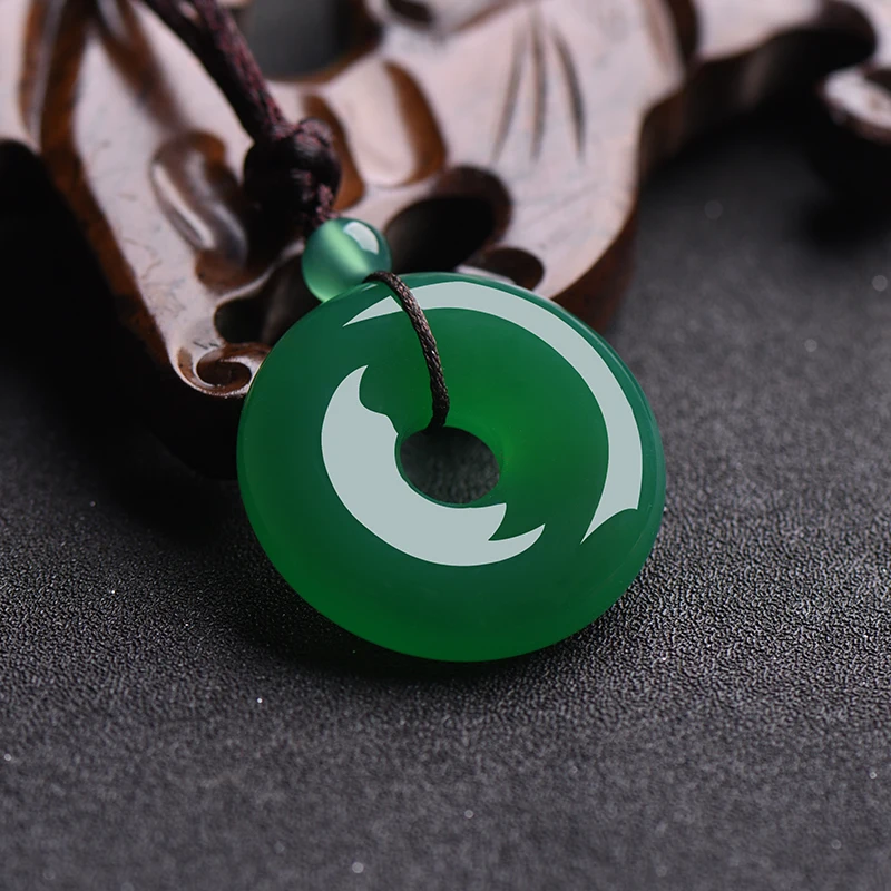 Natural Multicolor Jade Doughn - Men Accessories Jewellery บทวิจารณ์และราคา