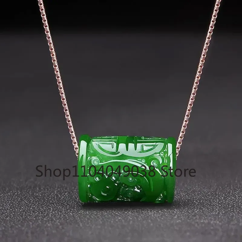 Natural Green Jade Money Beads - Men Accessories Jewellery บทวิจารณ์และราคา