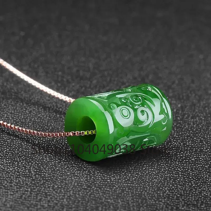 Natural Green Jade Money Beads - Men Accessories Jewellery บทวิจารณ์และราคา