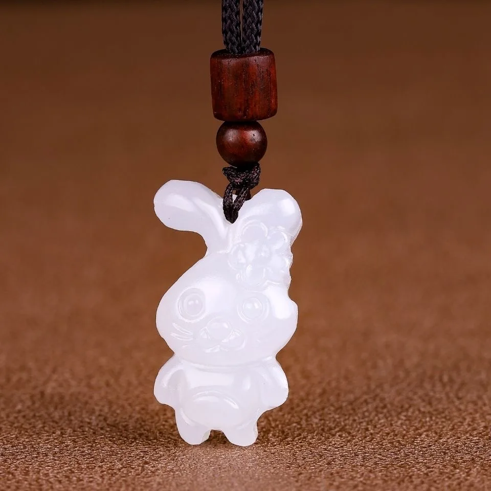 Natural Afghan White Jade Chin - Men Accessories Jewellery บทวิจารณ์และราคา