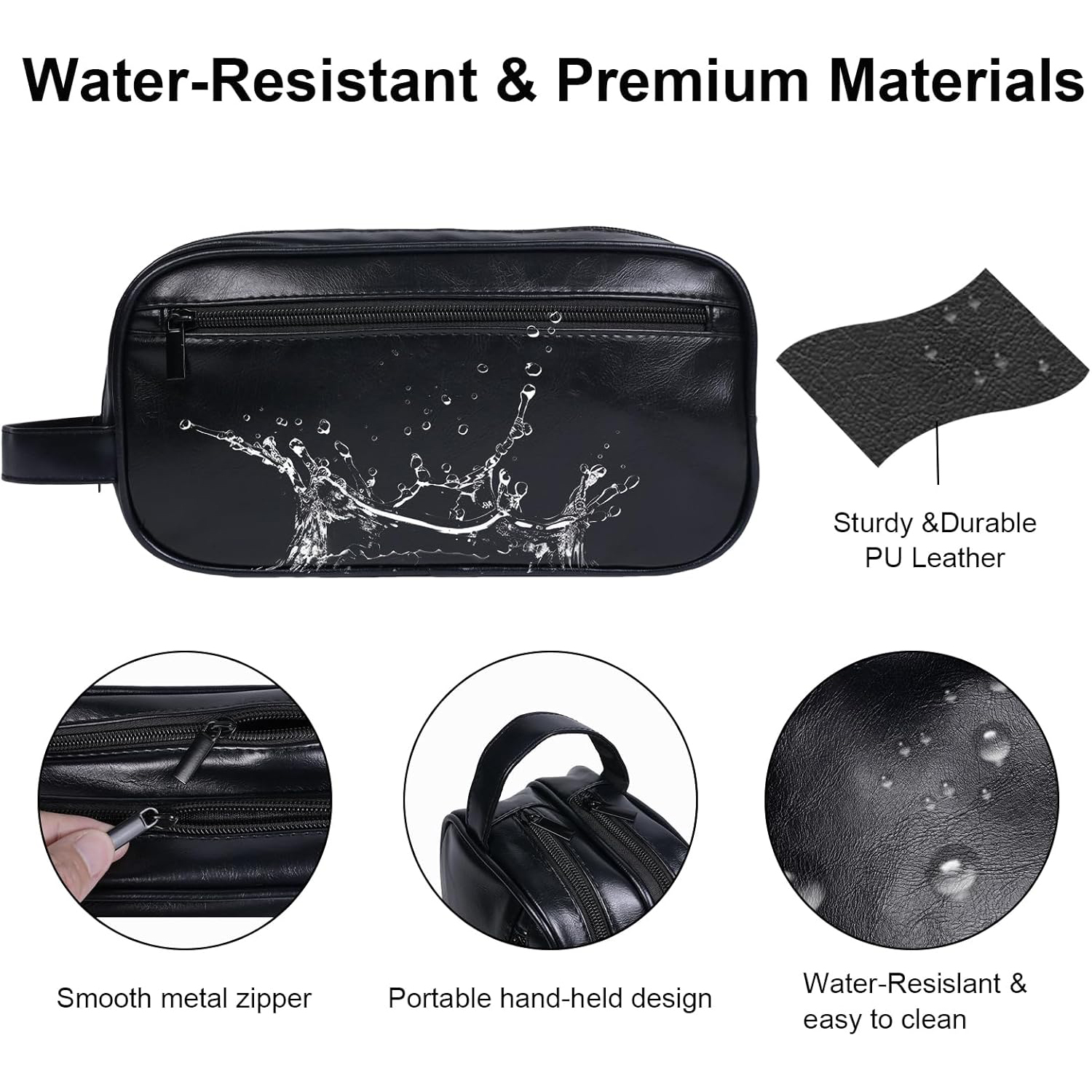 Men Large Travel Dopp Kit Toil - Men Accessories Kit Bag บทวิจารณ์และราคา
