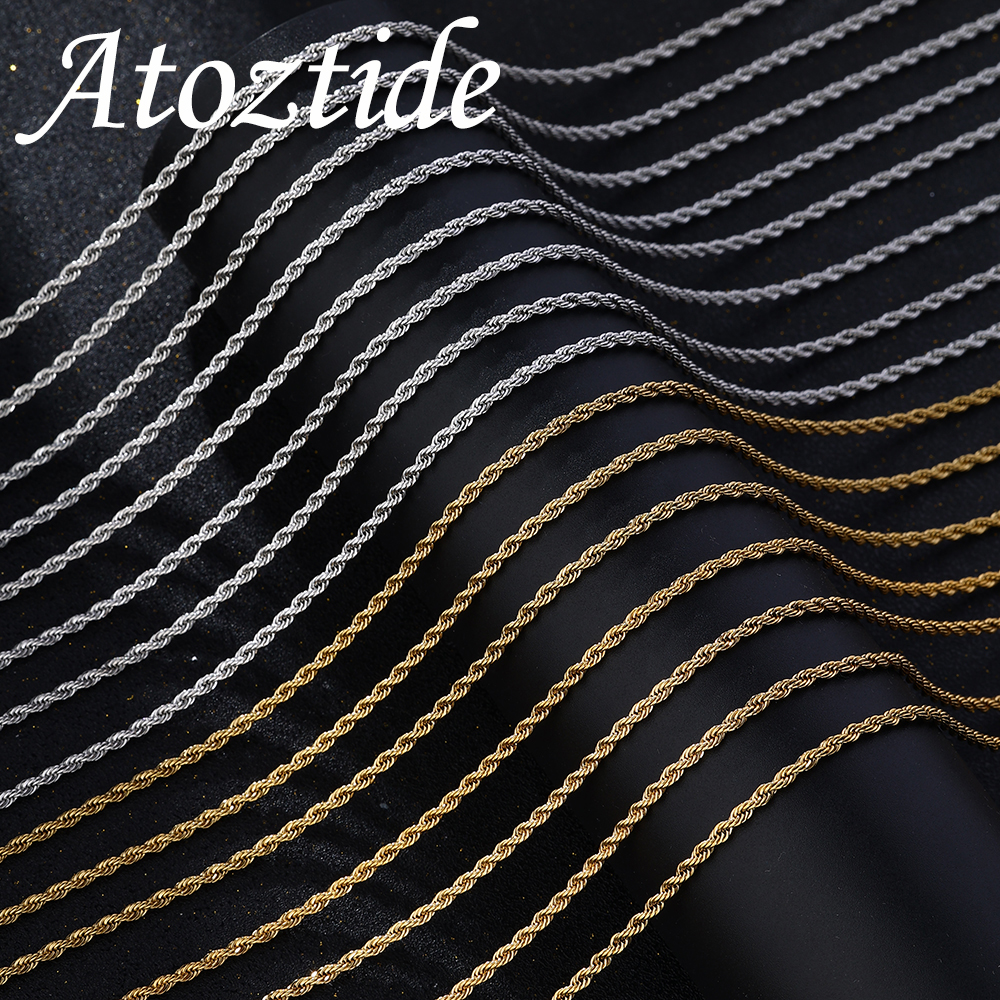 Atoztide Twisted Rope Chain Ne - Men Accessories Singapore บทวิจารณ์และราคา