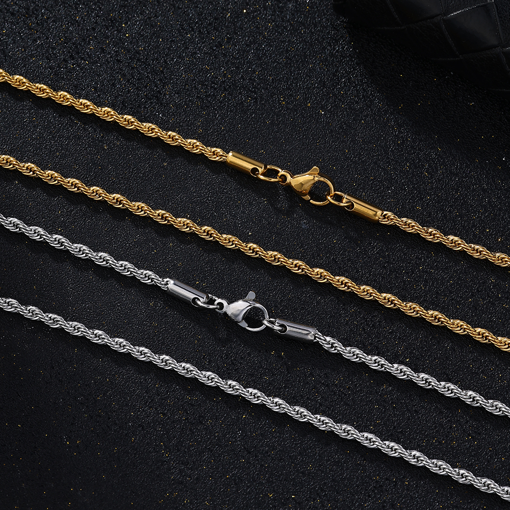Atoztide Twisted Rope Chain Ne - Men Accessories Singapore บทวิจารณ์และราคา