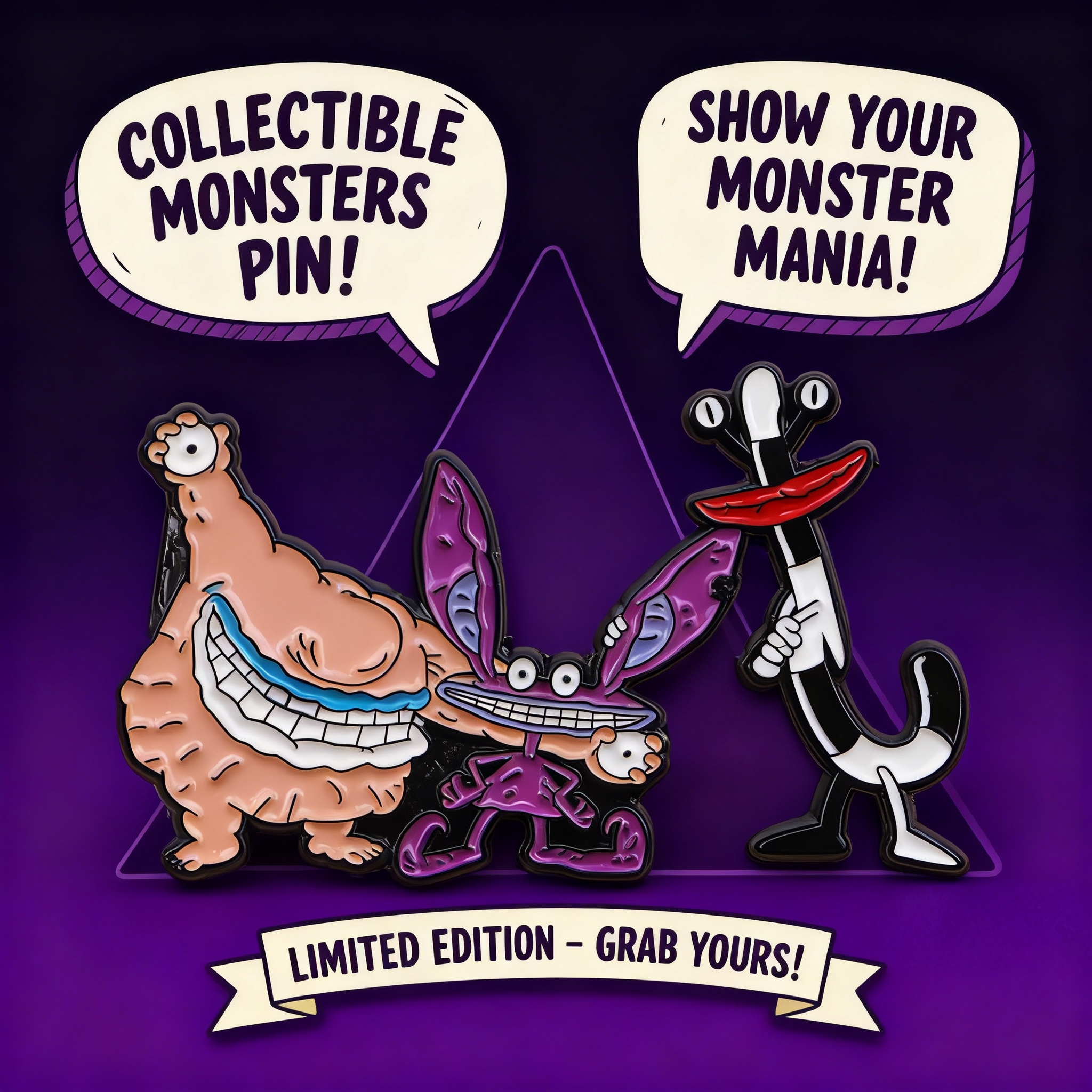 Cartoon Monster Enamel Pin Bad - Men Accessories To Gift บทวิจารณ์และราคา