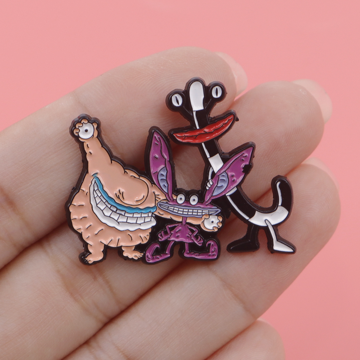 Cartoon Monster Enamel Pin Bad - Men Accessories To Gift บทวิจารณ์และราคา