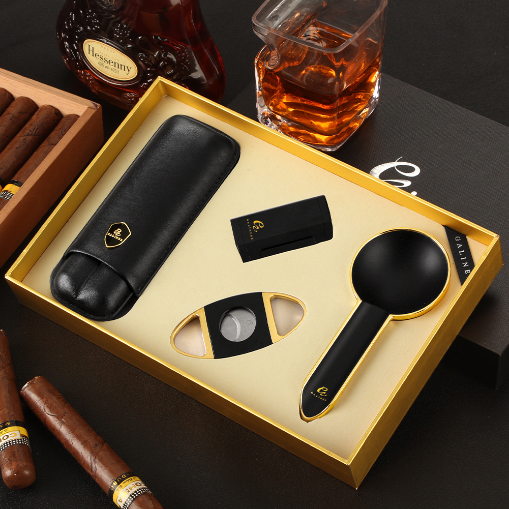 GALINER Metal Cigar Smoking Se - Cigar Cutter Set บทวิจารณ์และราคา