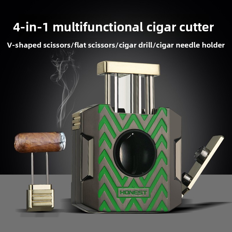 HONEST 4 in 1 Cigar Tool Set - - Cigar Cutter Set บทวิจารณ์และราคา