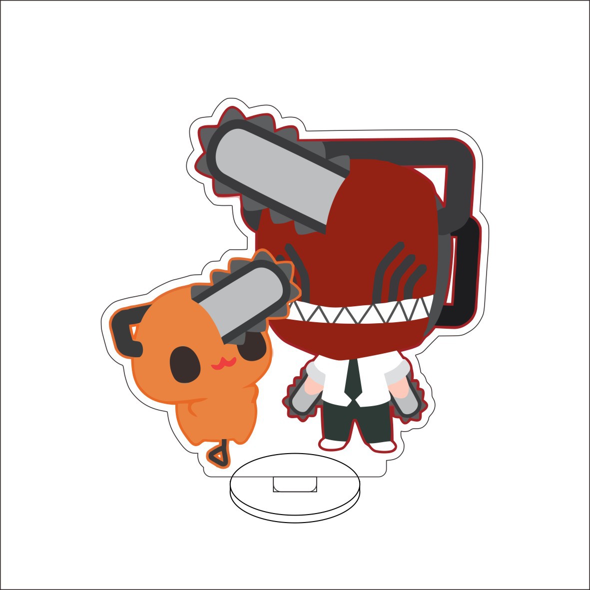 10CM Anime Chainsaw Man Pochit - Men Accessories To Gift บทวิจารณ์และราคา
