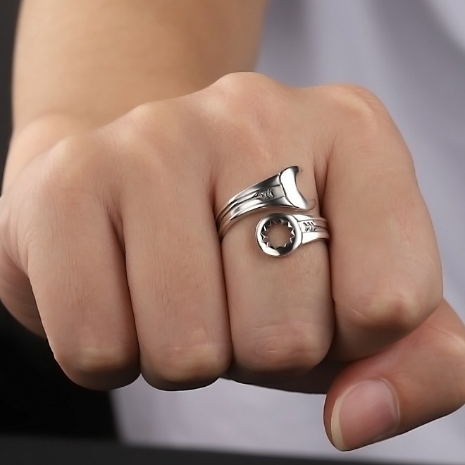 925 Sterling Silver Wrench Adj - Men Accessories Jewellery บทวิจารณ์และราคา