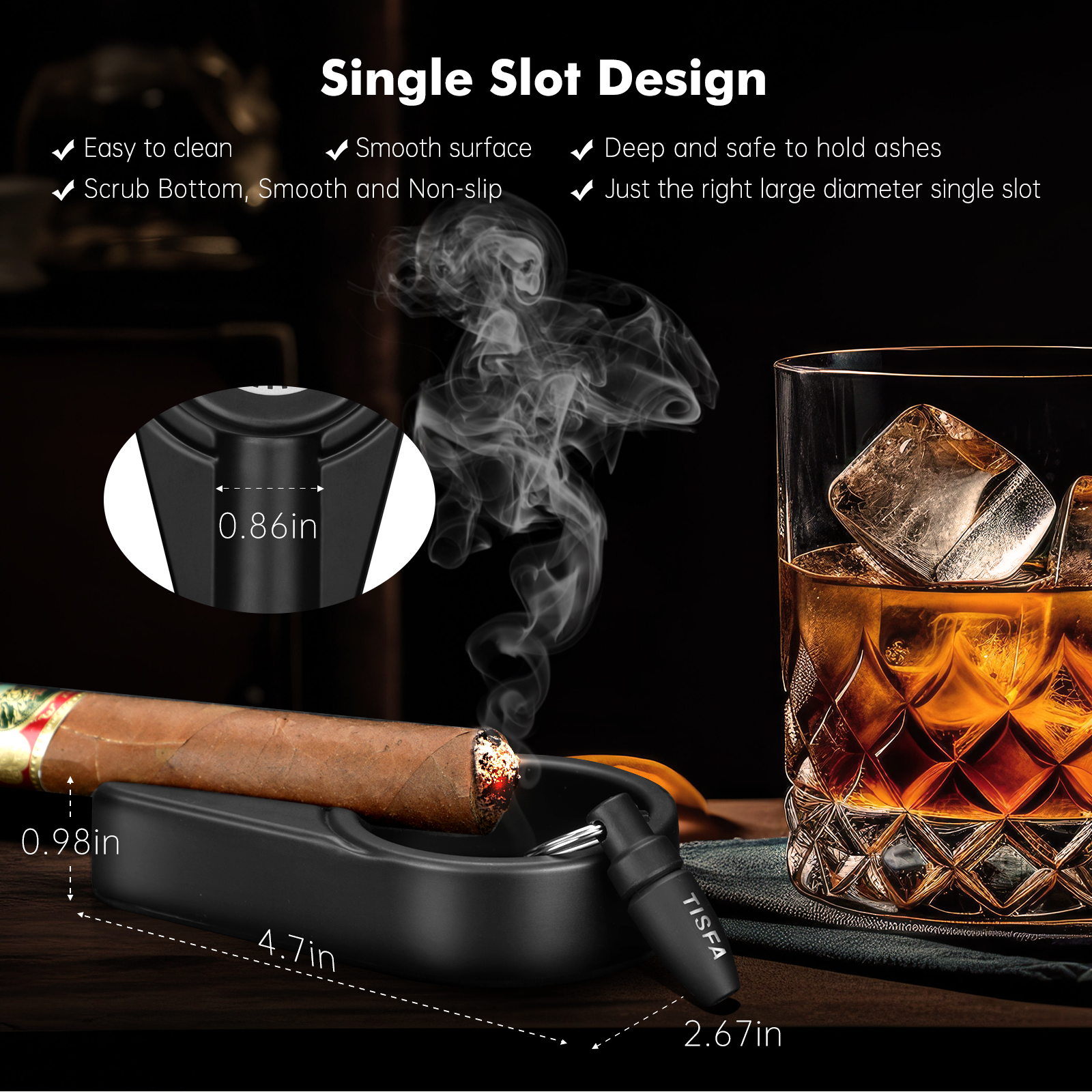 Cigar Ashtray Set, Cigar Punch - Cigar Cutter Set บทวิจารณ์และราคา