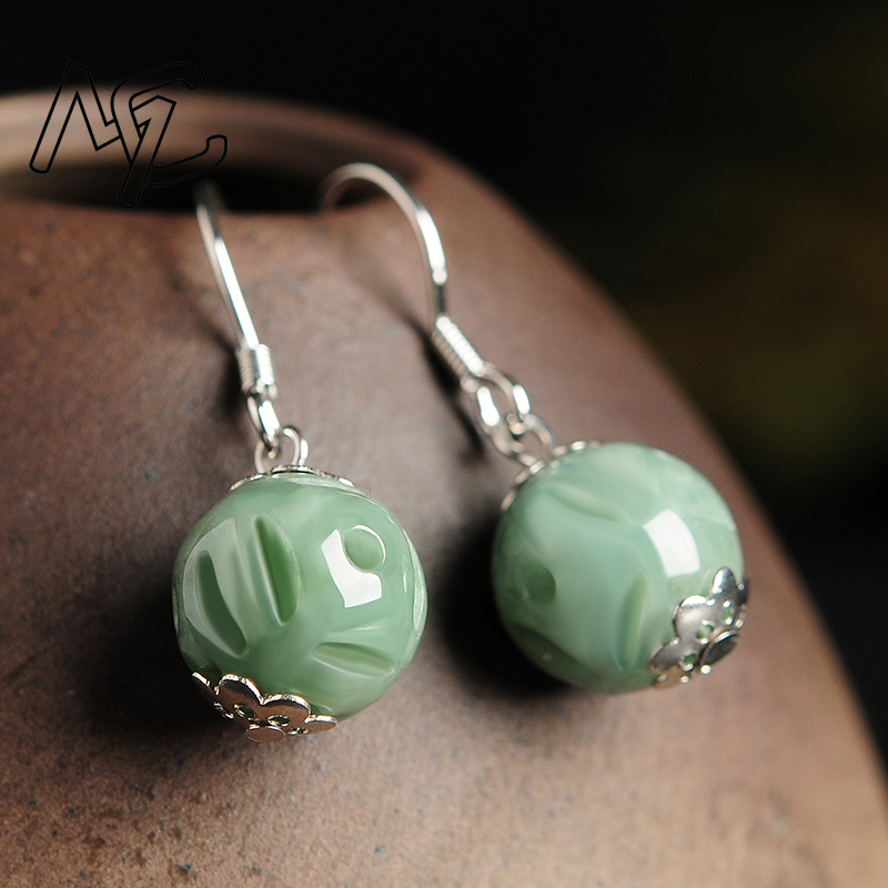 Natural Emerald Hollow Bead Ja - Men Accessories Jewellery บทวิจารณ์และราคา