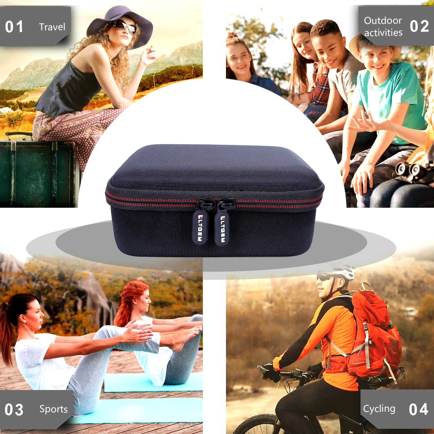 LTGEM Razor Case for Bald Men  - Men Accessories Kit Bag บทวิจารณ์และราคา