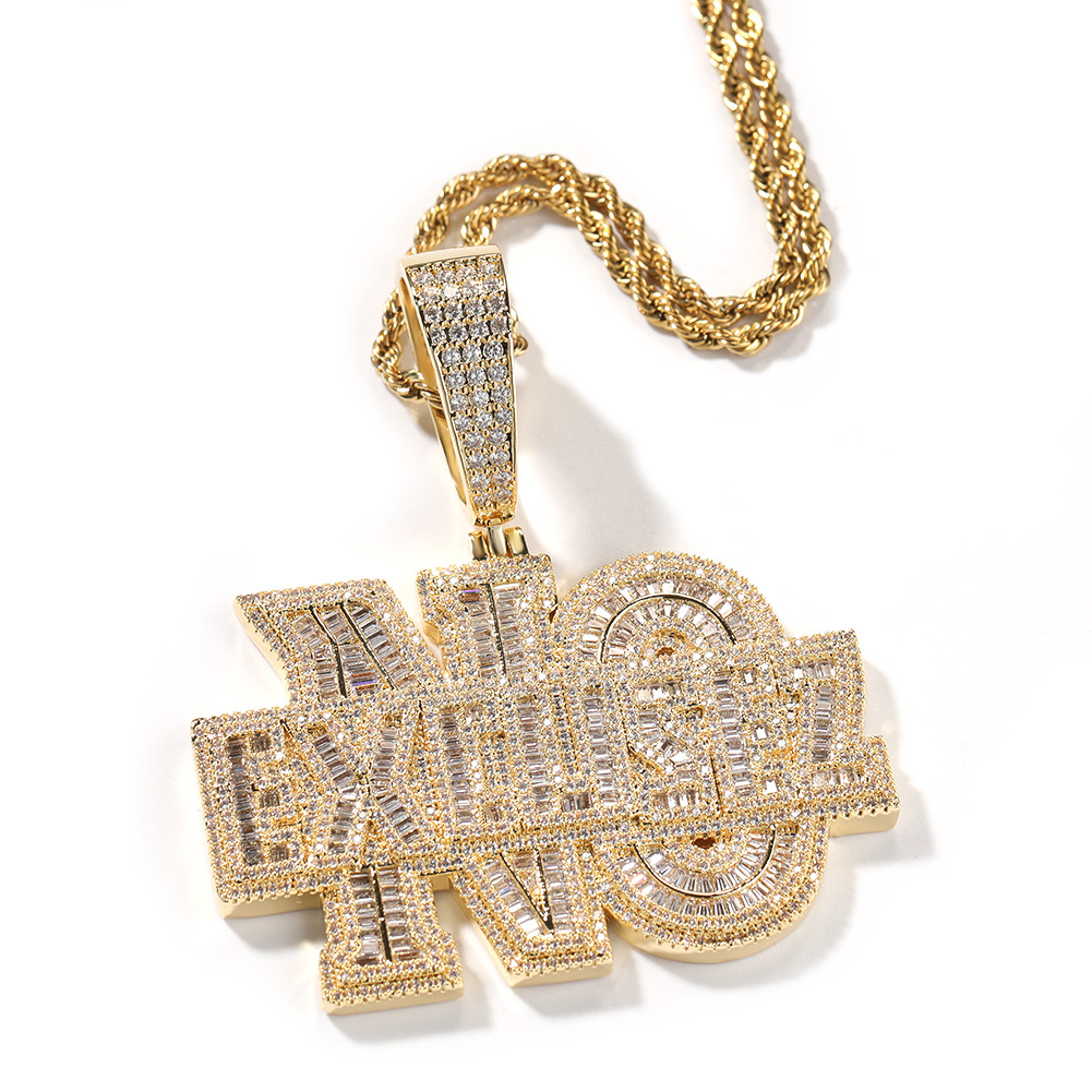 Niche Design Alphabet Hip-hop  - Men Accessories Singapore บทวิจารณ์และราคา