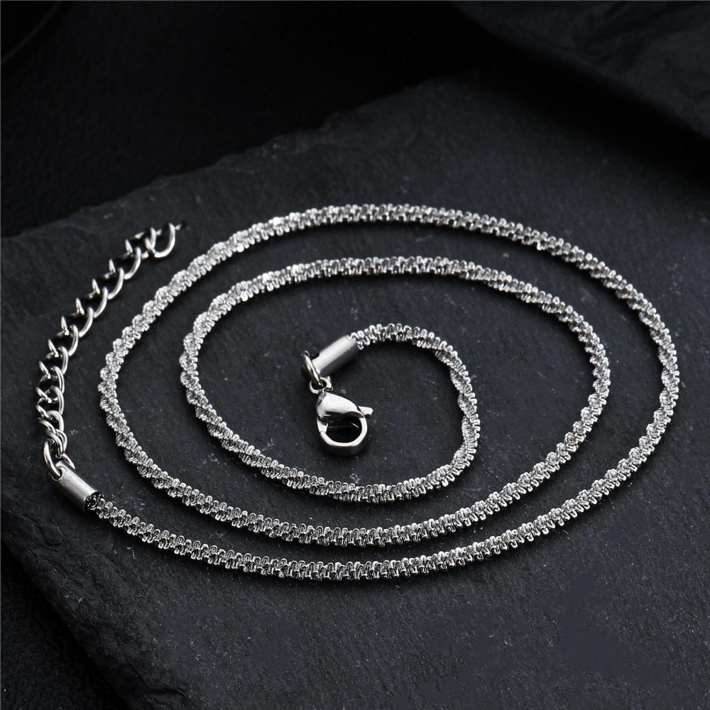 2.5mm Simple Singapore Chain N - Men Accessories Singapore บทวิจารณ์และราคา