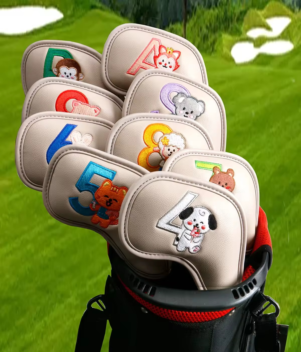 9Pcs Cute Cartoon Animal Golf  - Men Accessories To Gift บทวิจารณ์และราคา