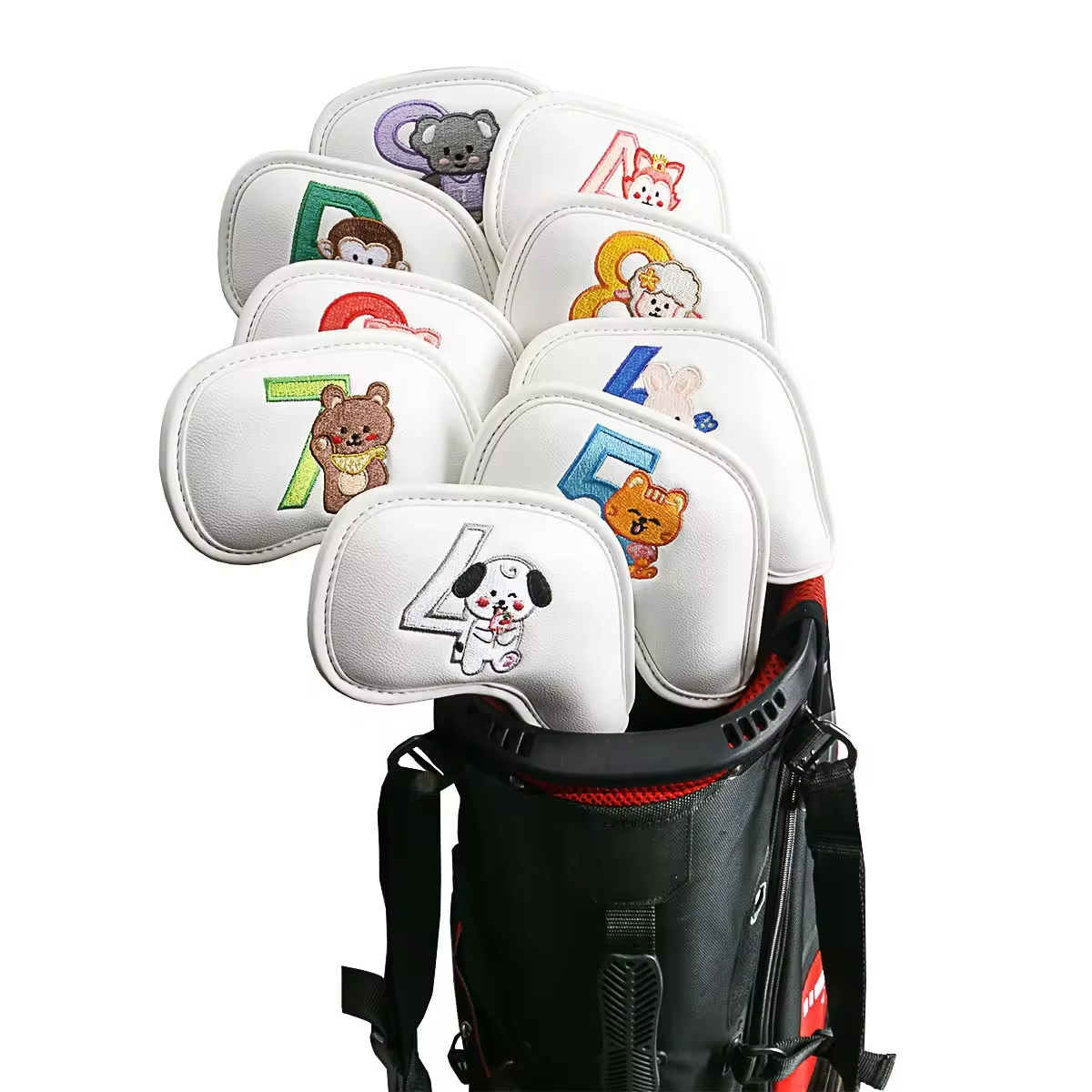 9Pcs Cute Cartoon Animal Golf  - Men Accessories To Gift บทวิจารณ์และราคา