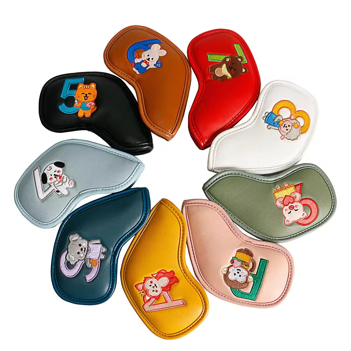 9Pcs Cute Cartoon Animal Golf  - Men Accessories To Gift บทวิจารณ์และราคา