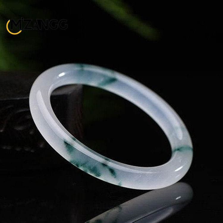 Natural Green Jadeite Bangle J - Men Accessories Jewellery บทวิจารณ์และราคา