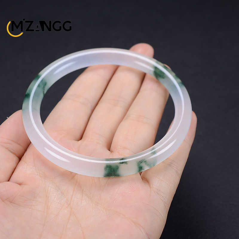 Natural Green Jadeite Bangle J - Men Accessories Jewellery บทวิจารณ์และราคา
