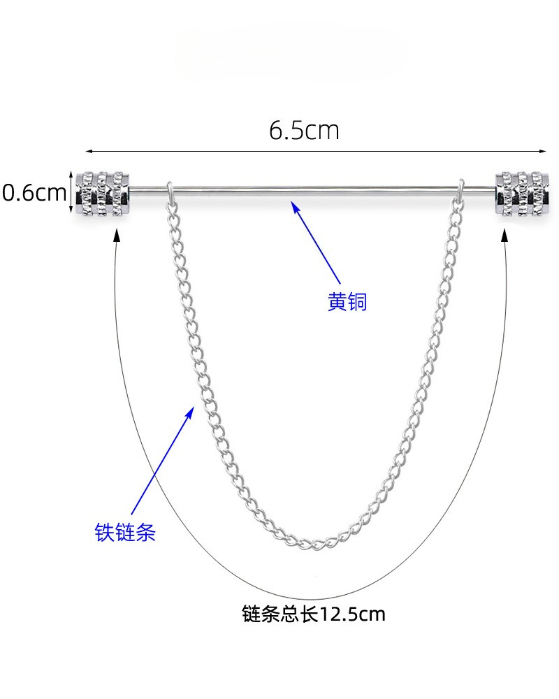 New Men's Brooch for Shirt Sta - Men Accessories To Gift บทวิจารณ์และราคา