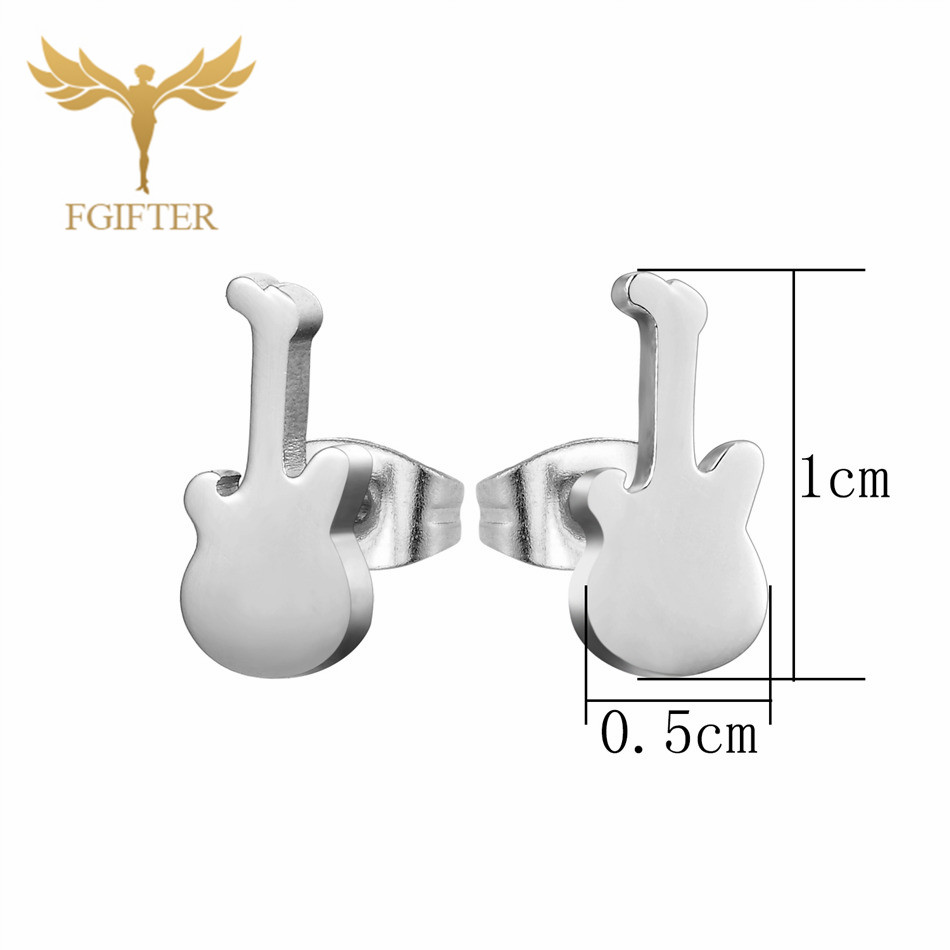 12 Pairs Music Guitar Earrings - Men Accessories In Store บทวิจารณ์และราคา
