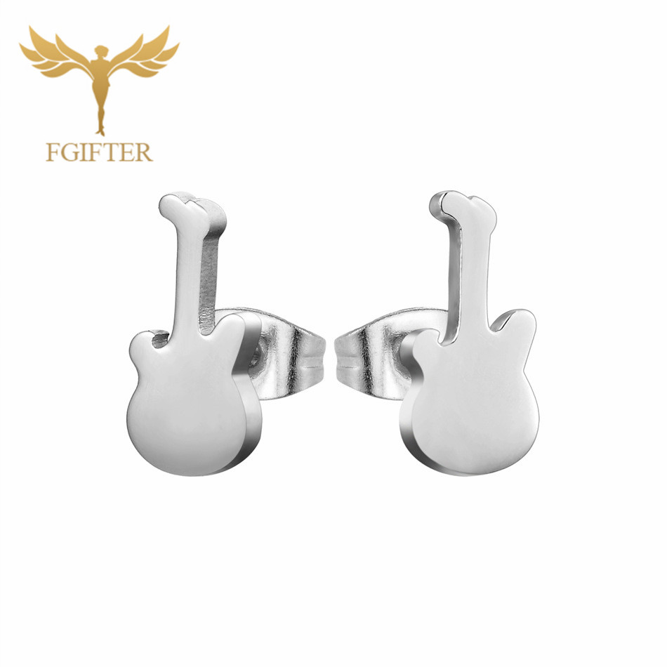 12 Pairs Music Guitar Earrings - Men Accessories In Store บทวิจารณ์และราคา