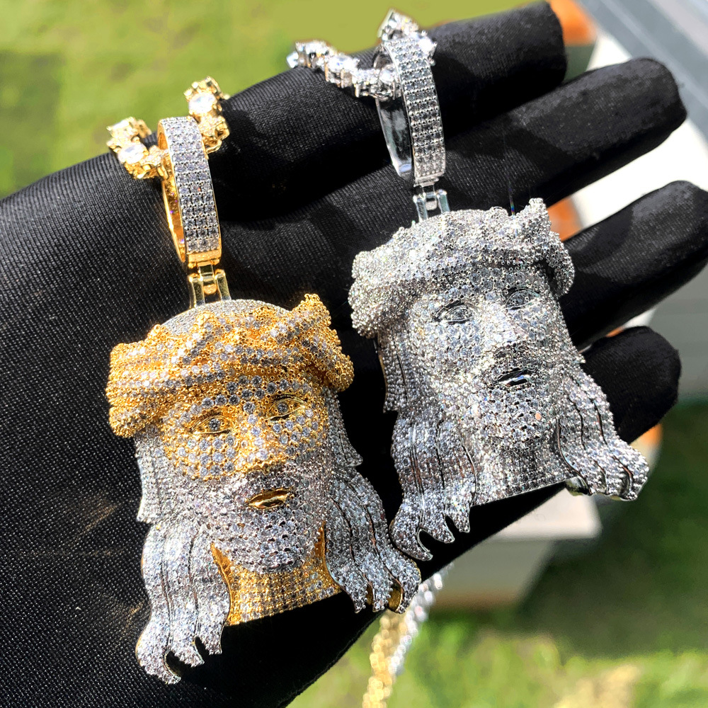 New Hip Hop Diamond Portrait P - Men Accessories Singapore บทวิจารณ์และราคา