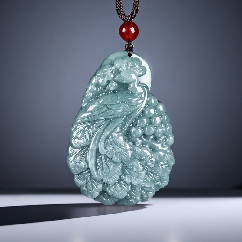 Natural A-goods Jadeite Blue W - Men Accessories Jewellery บทวิจารณ์และราคา