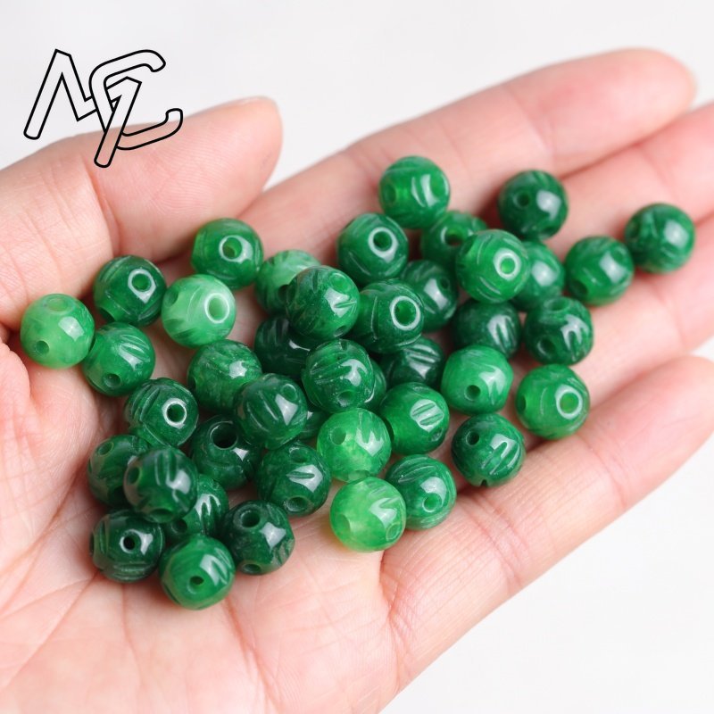 10pc Natural A Green Jade Mone - Men Accessories Jewellery บทวิจารณ์และราคา
