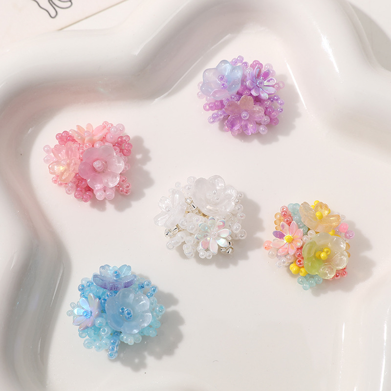 2pcs Crystal Flower Patches fo - Men Accessories Jewellery บทวิจารณ์และราคา